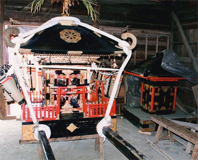 「八坂神社の神輿」画像