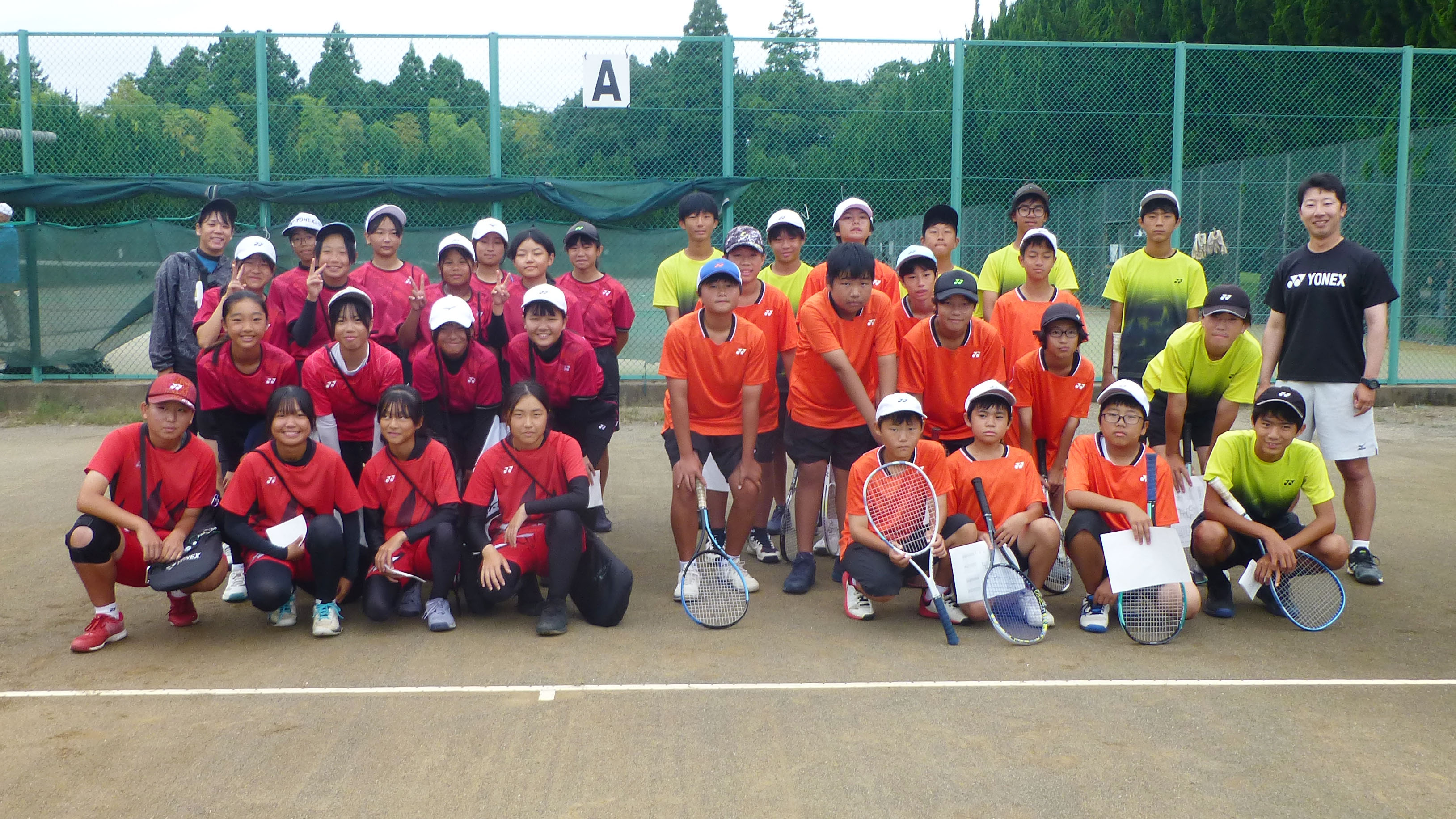 中学生集合写真