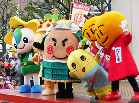 西武船橋店ご当地キャラ大集合の画像