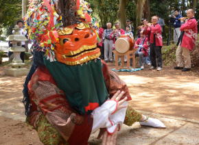 上岩橋の獅子舞