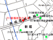 [新堀岩名仁王道の地図画像]