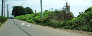 柳沢牧の野馬土手の写真